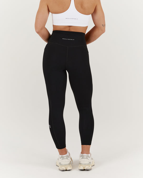SCULPT POCKET LEGGINGS 7/8 - BLACK