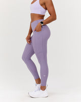 SCULPT POCKET 7/8 LEGGINGS - DUSTED GRAPE