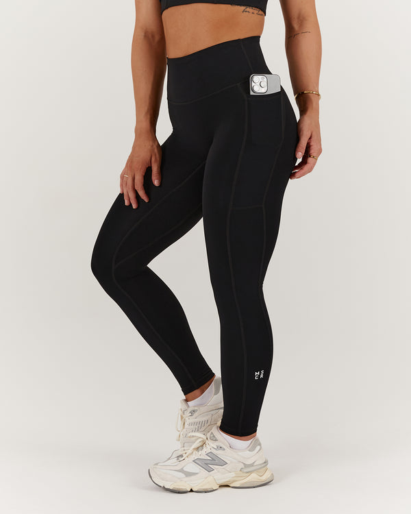 SCULPT POCKET LEGGINGS FULL - BLACK