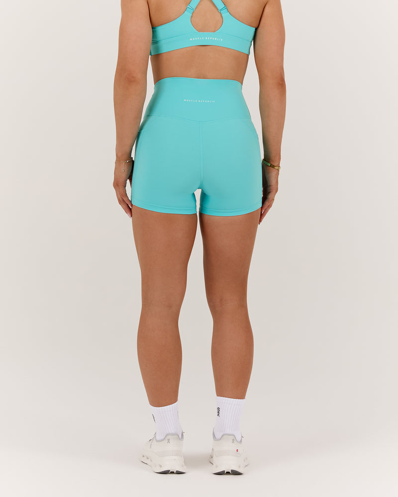 SCULPT POCKET MINI SHORTS - CAPRI