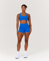 SCULPT POCKET MINI SHORTS - LUMINOUS BLUE