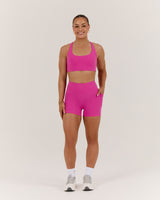 SCULPT POCKET MINI SHORTS - PARADISE