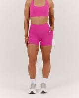 SCULPT POCKET MINI SHORTS - PARADISE