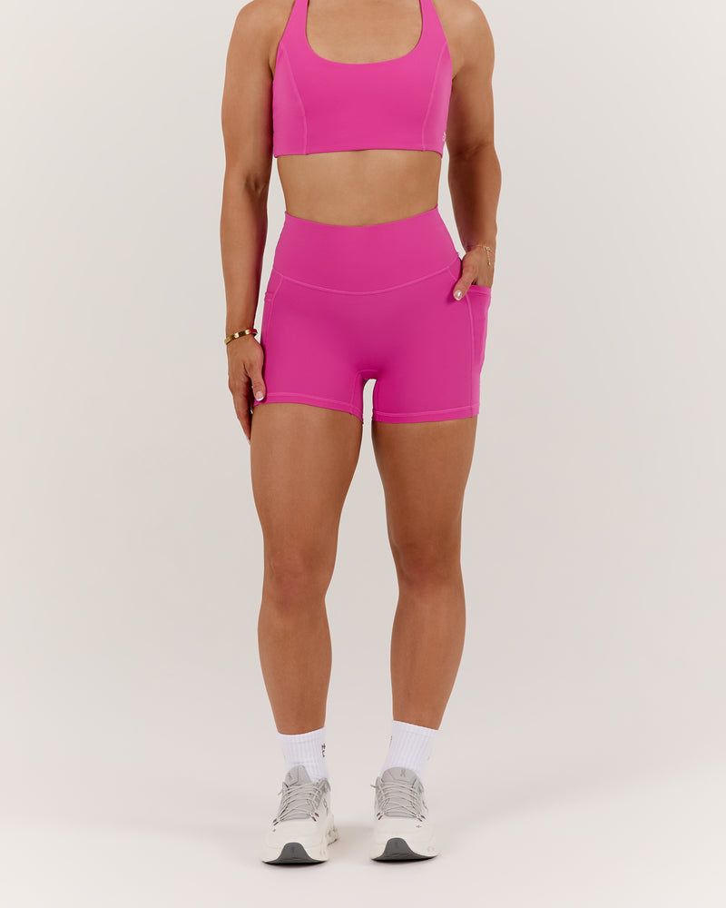 SCULPT POCKET MINI SHORTS - PARADISE