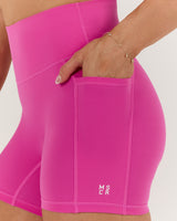 SCULPT POCKET MINI SHORTS - PARADISE