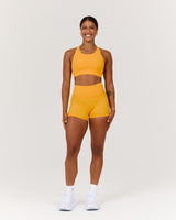 SCULPT POCKET MINI SHORTS - SPECTRA YELLOW