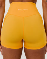 SCULPT POCKET MINI SHORTS - SPECTRA YELLOW