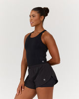 SCULPT POCKET TOP - BLACK