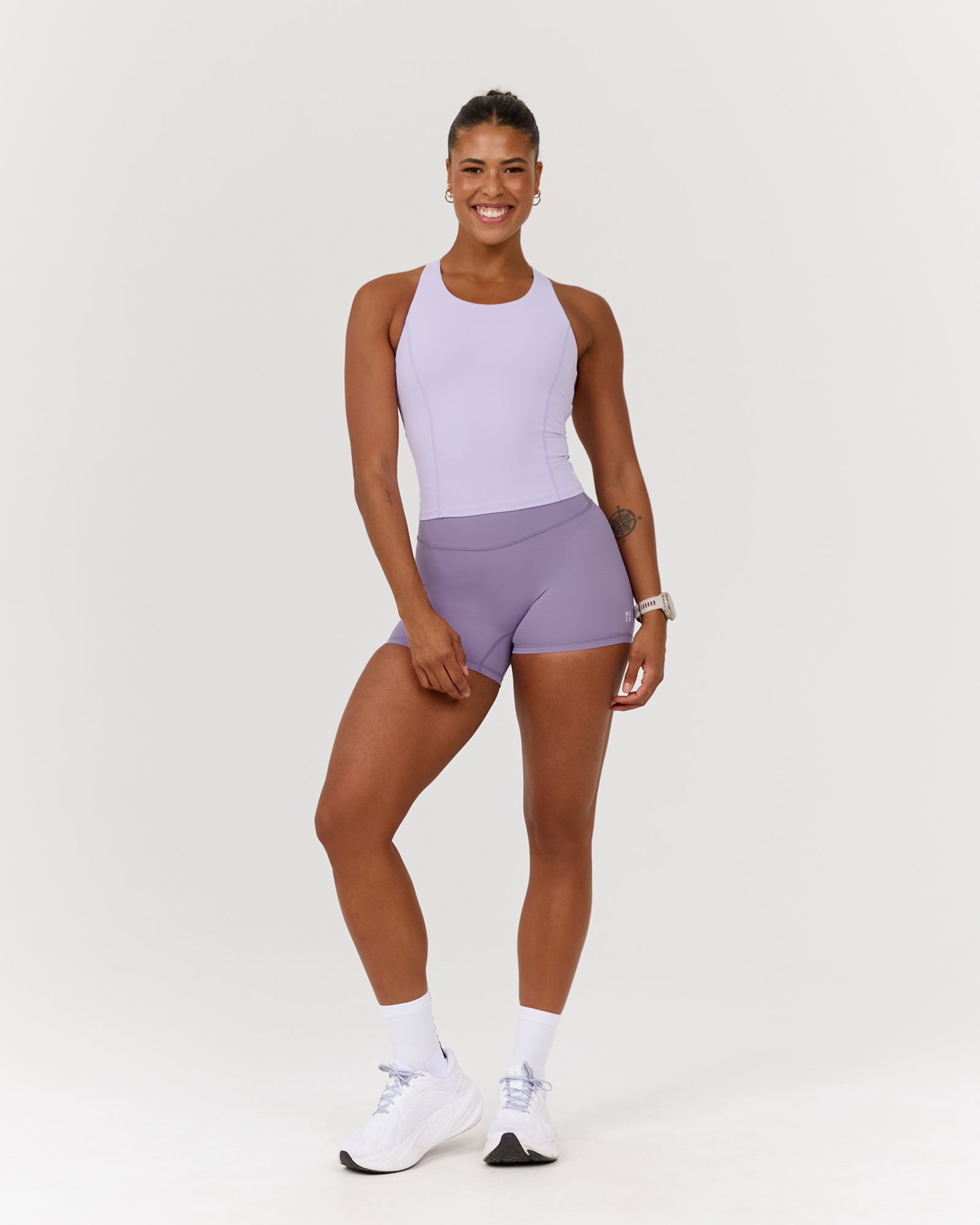 SCULPT POCKET TOP - LILAC HAZE – MUSCLE REPUBLIC