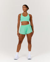 SCULPT RACER BRA - CYBER MINT