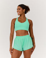 SCULPT RACER BRA - CYBER MINT
