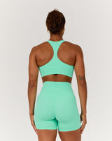 SCULPT RACER BRA - CYBER MINT