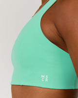 SCULPT RACER BRA - CYBER MINT