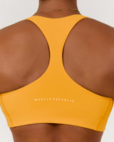 SCULPT RACER BRA - SPECTRA YELLOW