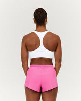 SCULPT SEAM FREE RACER BRA - WHITE