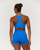 SCULPT ZIP FRONT BRA - LUMINOUS BLUE