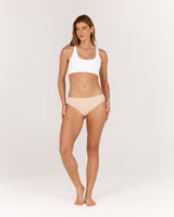 SEAMLESS CHEEKY BRIEF 3 PACK - NUDE