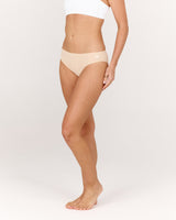 SEAMLESS CHEEKY BRIEF 3 PACK - NUDE