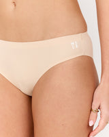 SEAMLESS CHEEKY BRIEF 3 PACK - NUDE