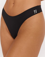 SEAMLESS G STRING 3 PACK - BLACK CHESTNUT HIBISCUS