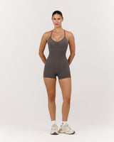 SEAMLESS LOW BACK INVISIBLE SCRUNCH BODYSUIT - FALCON
