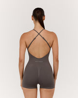 SEAMLESS LOW BACK INVISIBLE SCRUNCH BODYSUIT - FALCON
