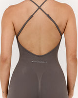 SEAMLESS LOW BACK INVISIBLE SCRUNCH BODYSUIT - FALCON