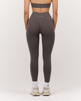 SEAMLESS MID RISE INVISIBLE SCRUNCH FULL LENGTH LEGGINGS - FALCON