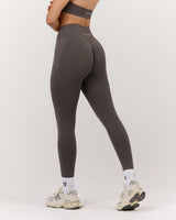 SEAMLESS MID RISE INVISIBLE SCRUNCH FULL LENGTH LEGGINGS - FALCON