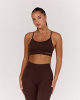 SEAMLESS NORA BRA - CHESTNUT