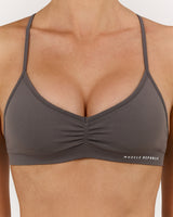 SEAMLESS STRAPPY BACK BRA - FALCON