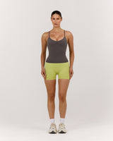 SEAMLESS STRAPPY BACK TOP - FALCON