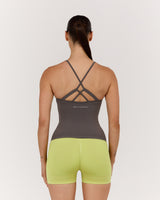 SEAMLESS STRAPPY BACK TOP - FALCON
