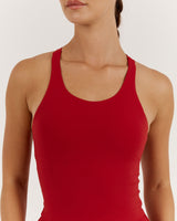 LUXE SERENA TOP - CHERRY