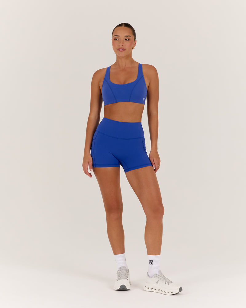 SCULPT POCKET MINI SHORTS - OCEAN