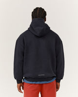 MEN'S OVERSIZED HOODIE - MIDNIGHT NAVY RED MSCR COLLEGIATE