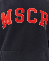 MEN'S OVERSIZED HOODIE - MIDNIGHT NAVY RED MSCR COLLEGIATE