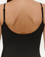 SMOOTH DOUBLE LAYER TANK - BLACK