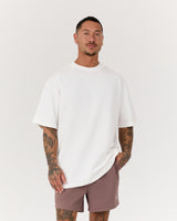 MEN'S OVERSIZED TEE - OFF WHITE SOLID