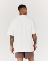 MEN'S OVERSIZED TEE - OFF WHITE SOLID