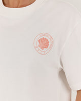 BOXY TEE - OFF WHITE SOMEWHERE TROPICAL