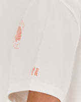 BOXY TEE - OFF WHITE SOMEWHERE TROPICAL