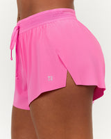 SPLITS INBUILT RUN SHORTS 3" - PINK TOPAZ