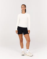 STANCE V2 RIBBED LONG SLEEVE TOP - IVORY