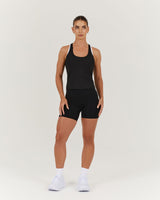 STRIDES TANK TOP - BLACK