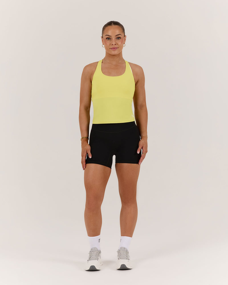 STRIDES TANK TOP - LEMON
