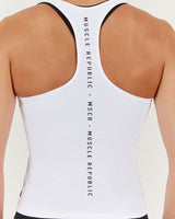 STRIDES TANK TOP - WHITE