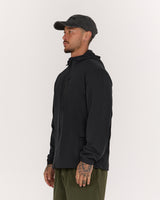 SUMMIT WINDBREAKER JACKET - BLACK