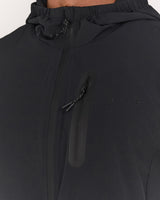 SUMMIT WINDBREAKER JACKET - BLACK