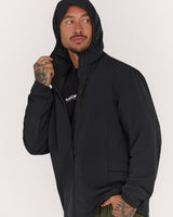 SUMMIT WINDBREAKER JACKET - BLACK